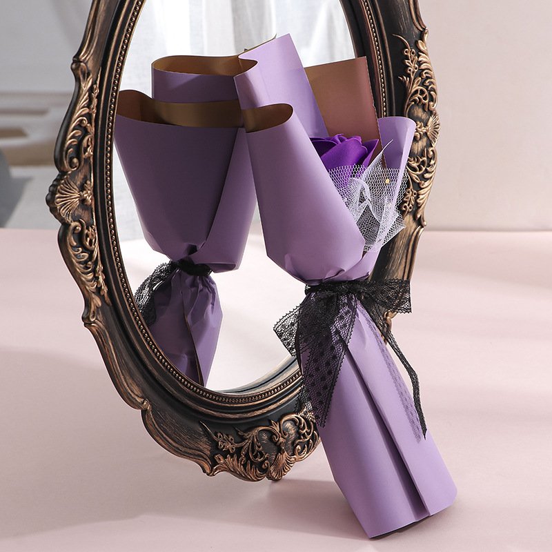 Valentine's Day Gift Christmas Mothers Day Gifts Artificial Flower Rose Soap Flower Small Bouquet Party Supplies
