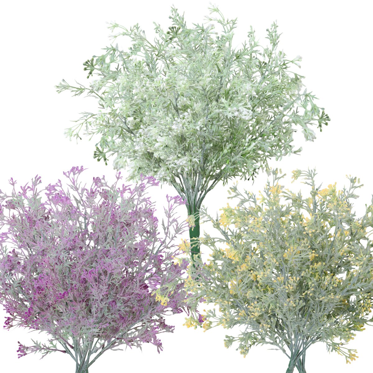 C-3571M-yellow Factory Wholesale Bonsai Desktop Decoration Gift Artificial Plant Preserved Flowers Plants Indoor Potted