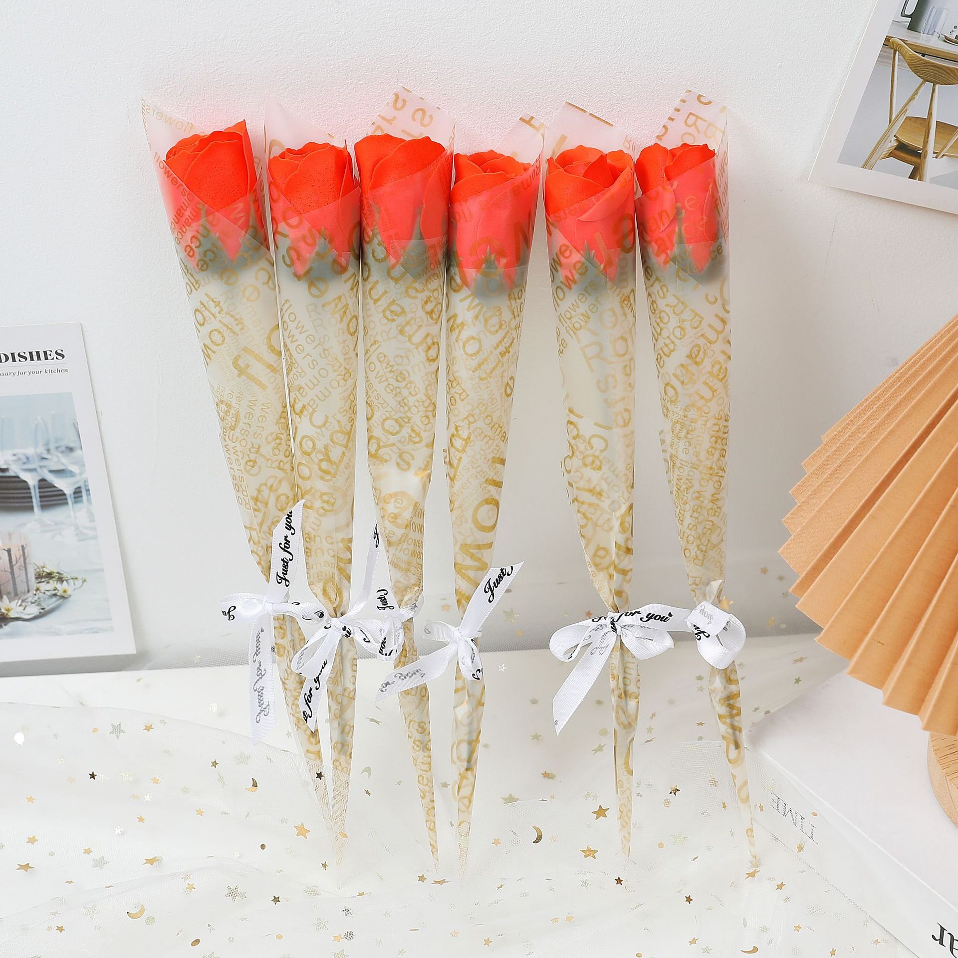 Single soap flower rose bouquet gift rose creative gift hand held flower decoration