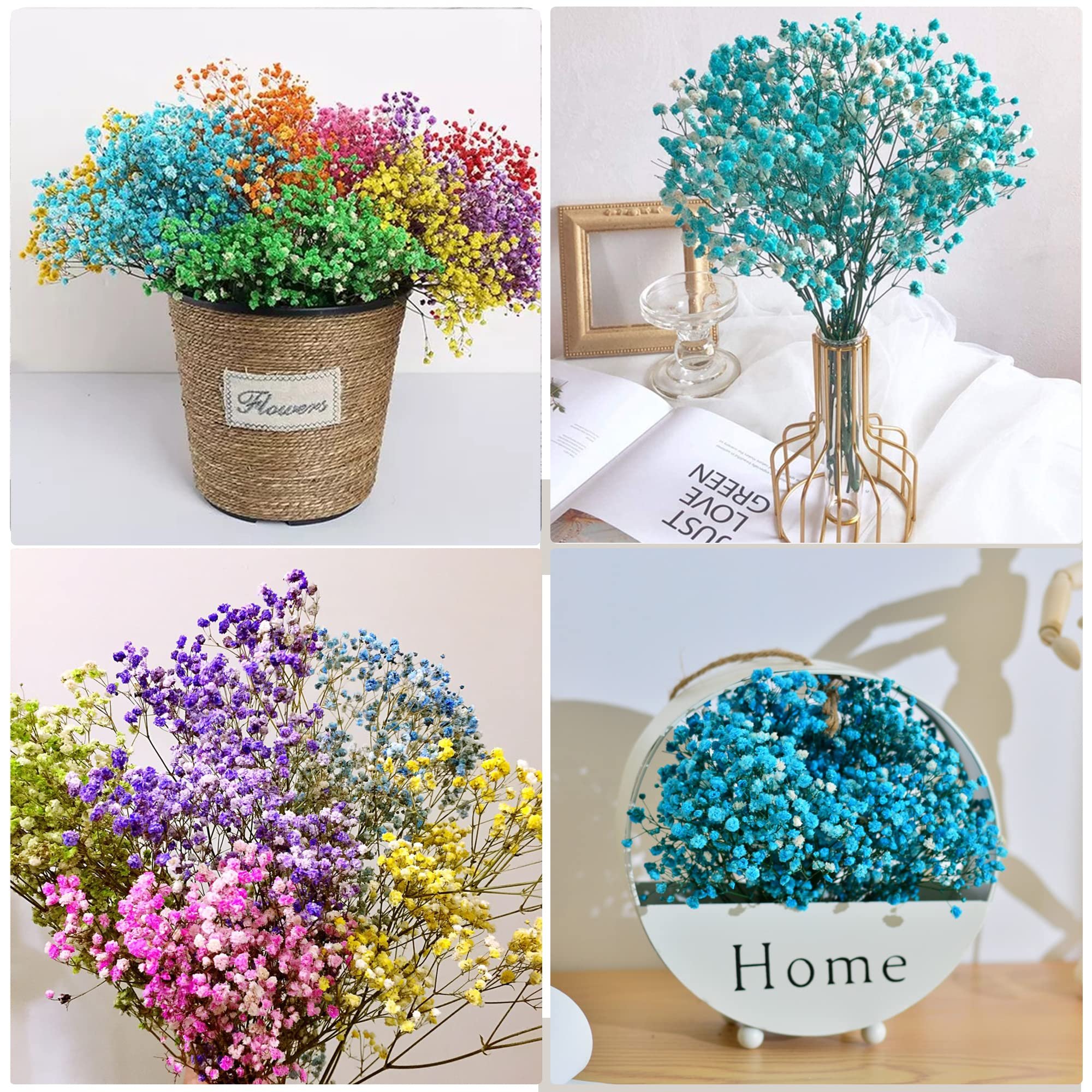 Good quality fresh preserved gypsophila baby breath flower for sale