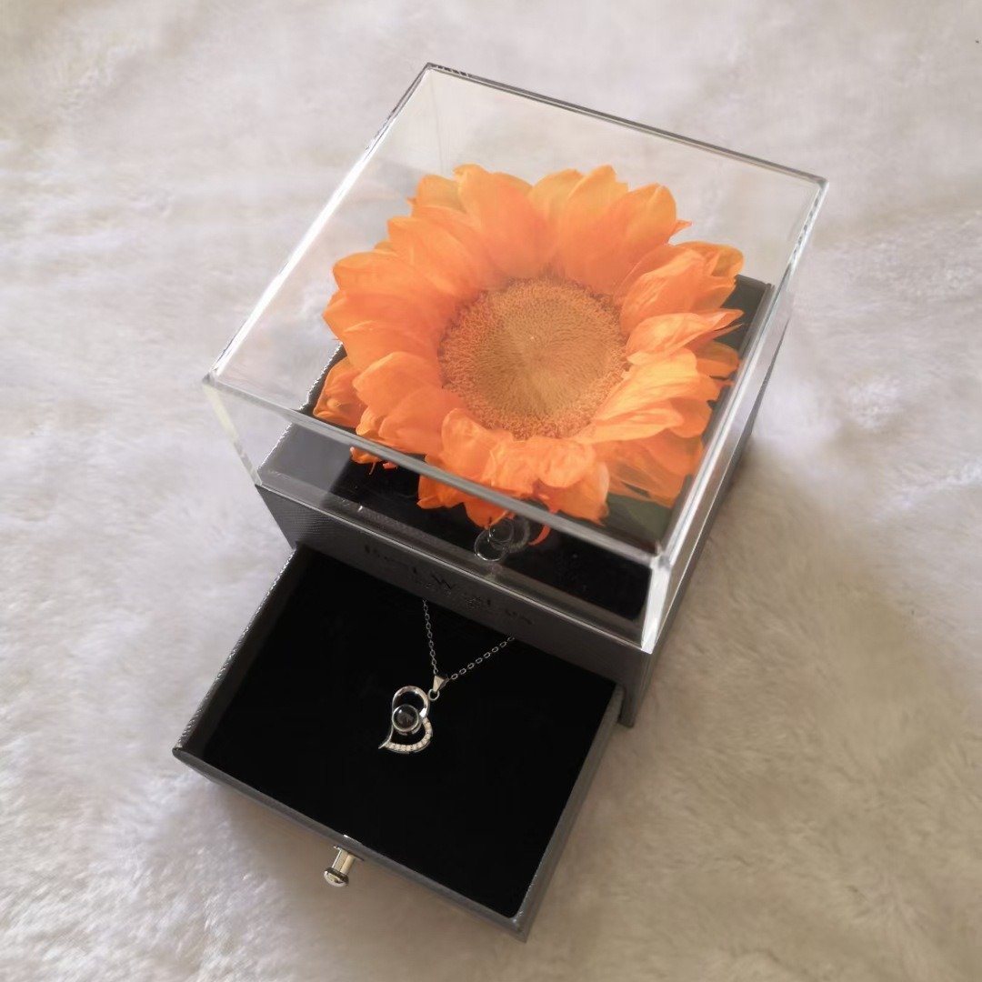 Mothers Day Gifts Real Natural You Are My Sunshine Sunflower Gift Box For Women