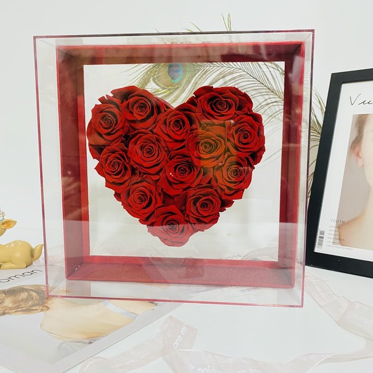 summer flora Hot sale Natural preserved long lasting flowers Preserved roses for valentine's day