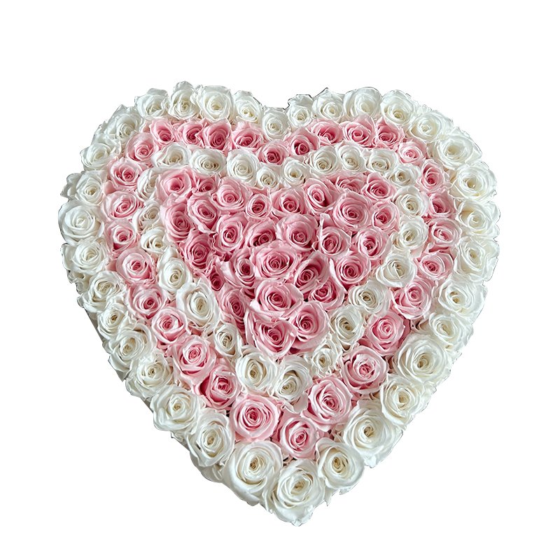 Wholesale Hot Valentine's Day Gift Eternal Rose Preserved Flower Box Decorative Flower Gift Preserved Flower