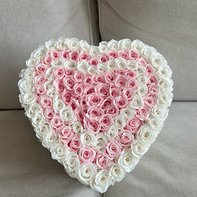 Wholesale Hot Valentine's Day Gift Eternal Rose Preserved Flower Box Decorative Flower Gift Preserved Flower