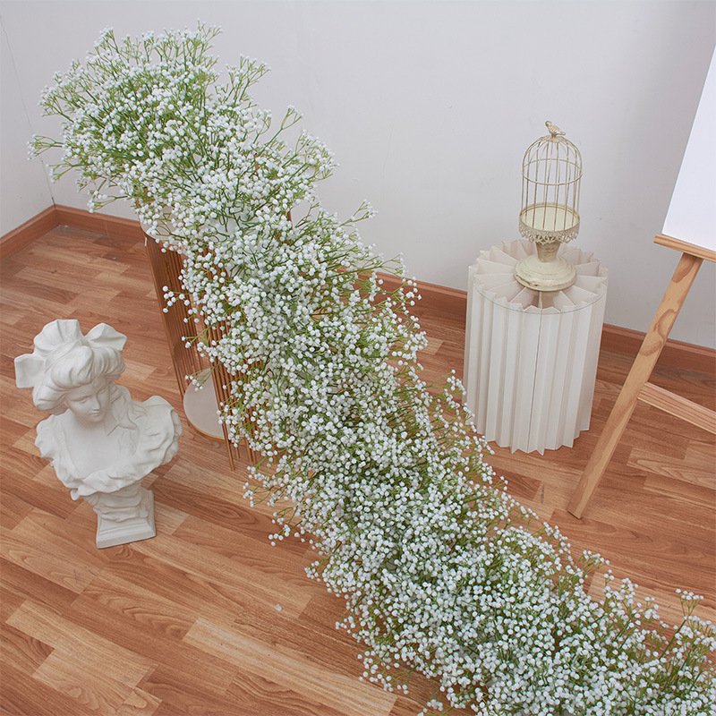 YX Wholesale High Quality Silk Artificial Flowers Christmas Graduation Halloween Easter Wedding Table Runner