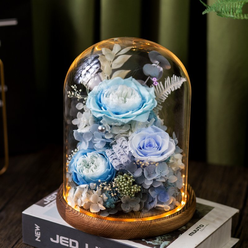 New Arrival Life With You Series Preserved Flower Ornaments For Birthday Gift Girl Friend's Gift Wedding Decoration flowers