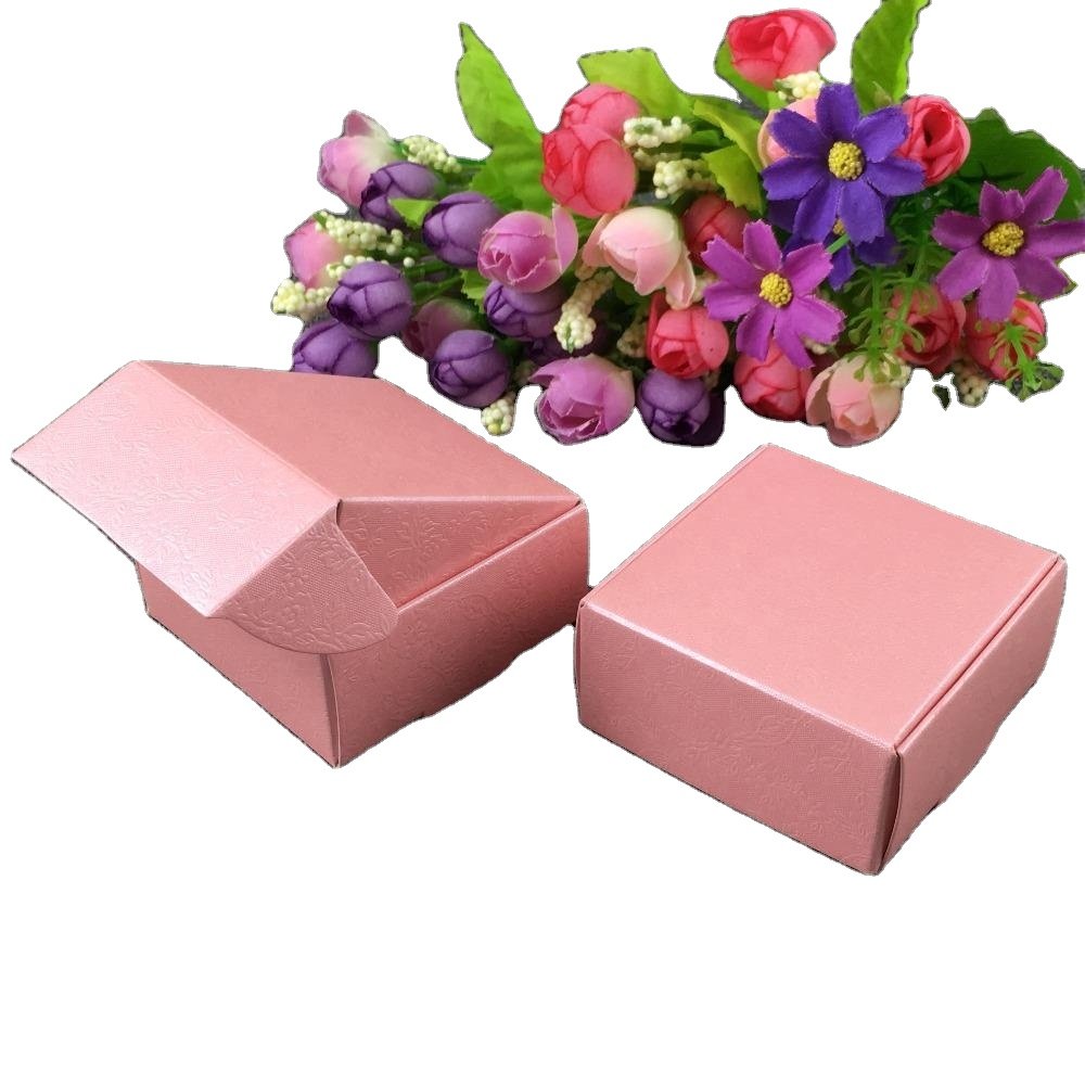 Paper Gift Boxes High-quality Pink Rose Box Wedding DIY Handmade Box For Jewelry/Cake/Candy/Gifts/cosmetics/carft