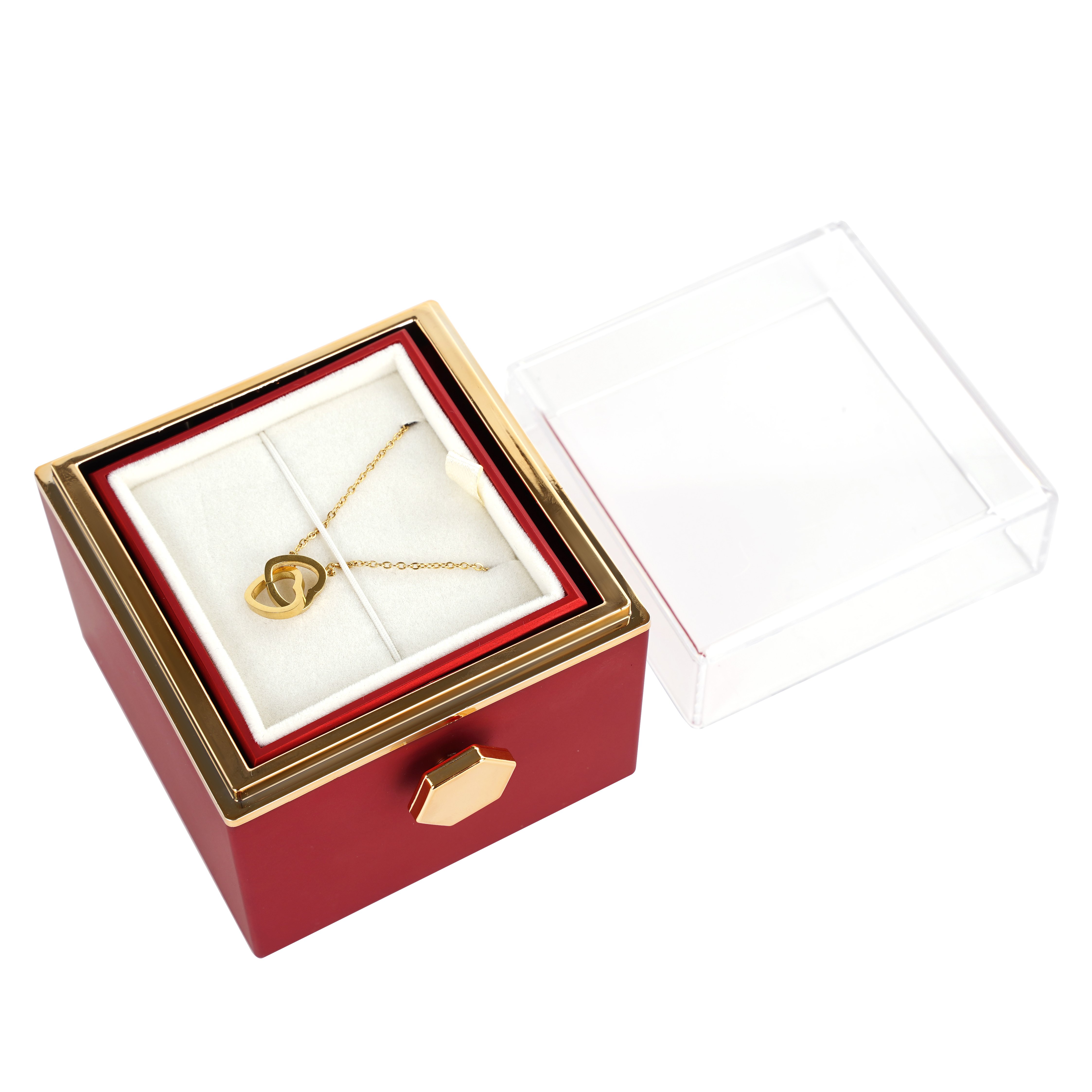 Valentines day gift everlasting forever preserved eternal flower rose jewelry box for rose and jewelry with jewelry box roses