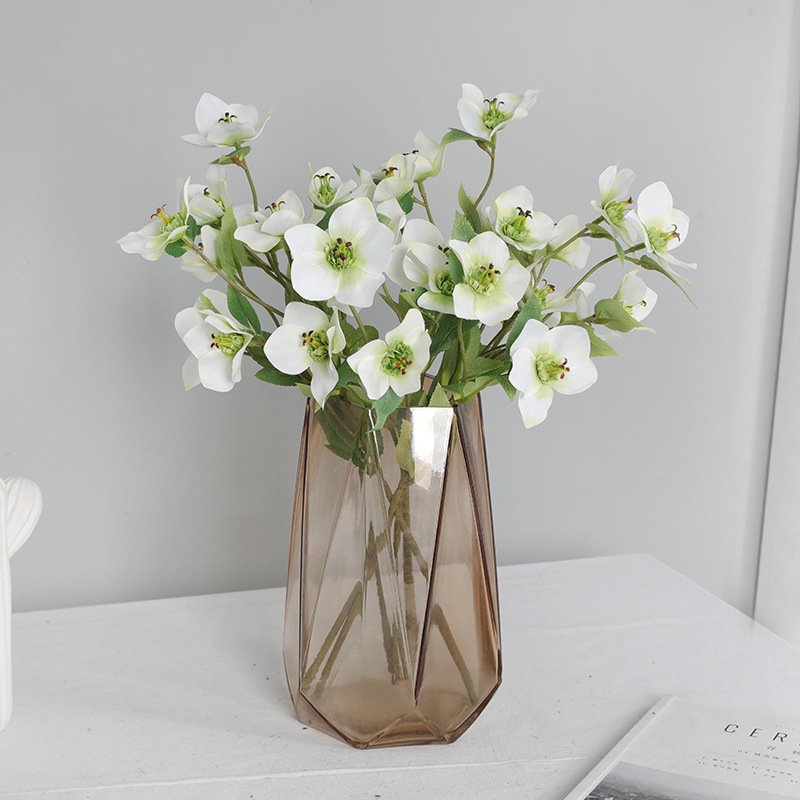 Manufacturer direct sales 5 heads white DODDER SUNFLOWERS artificial flower For Home Decoration