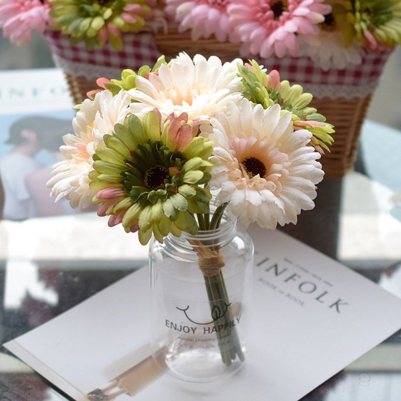 Single African Chrysanthemum Small African Daisy Barberton Daisy Sunflower Gerbera for the Wedding & Hotels & Home Decoration