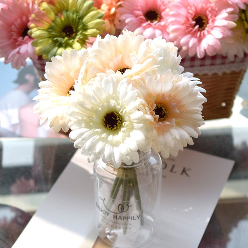 Single African Chrysanthemum Small African Daisy Barberton Daisy Sunflower Gerbera for the Wedding & Hotels & Home Decoration