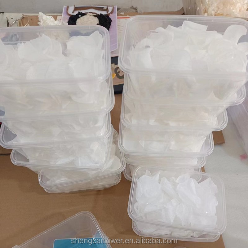 100% Natural Pure White rose Flower petals for Biodegradable Wedding Confetti Naturally Derived From Real Petals
