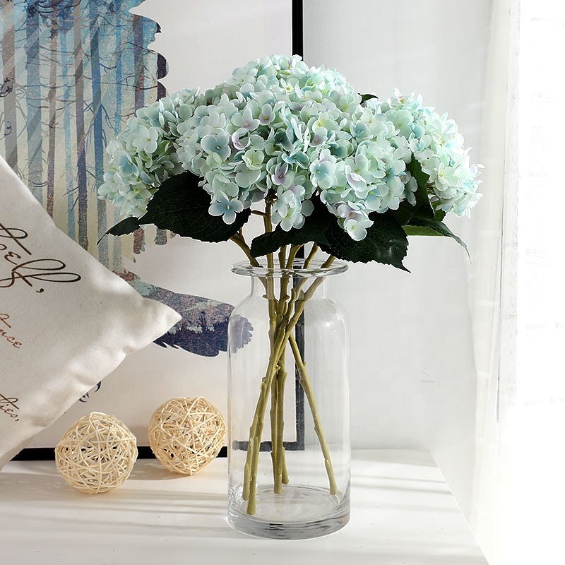 Wedding Arrangement Silk Flower 11 Heads White Large Artificial Hydrangea