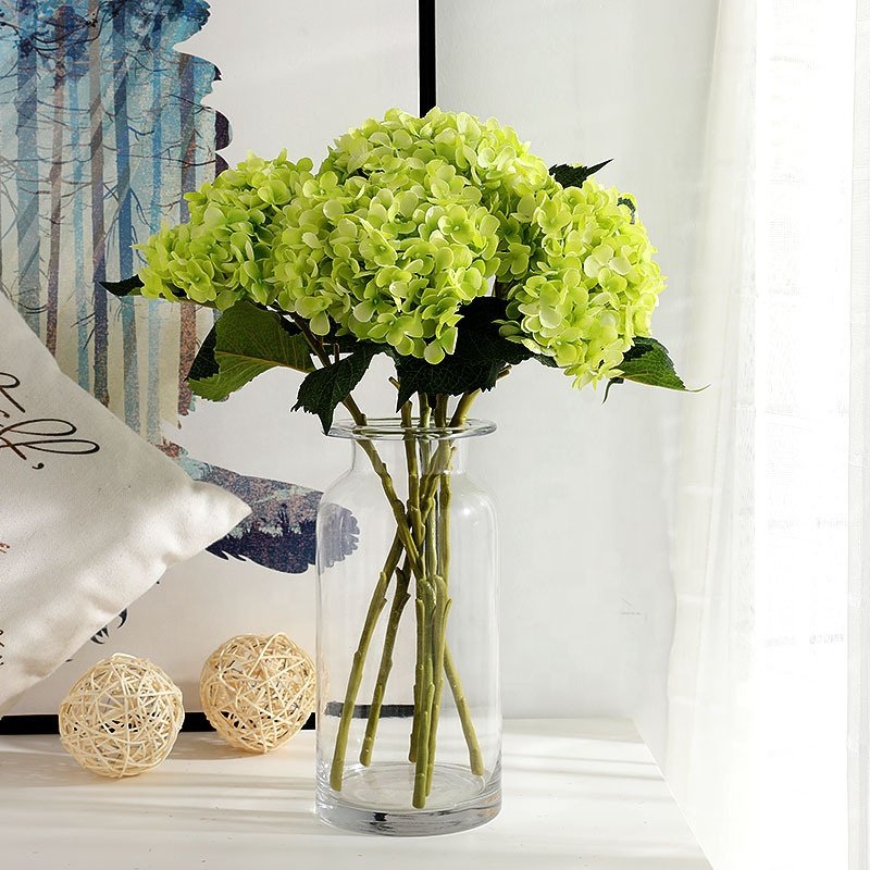 Wedding Arrangement Silk Flower 11 Heads White Large Artificial Hydrangea