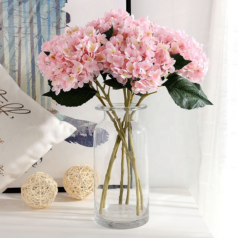 Wedding Arrangement Silk Flower 11 Heads White Large Artificial Hydrangea