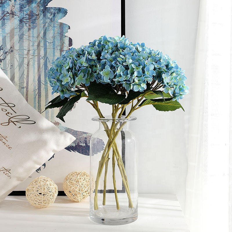 Wedding Arrangement Silk Flower 11 Heads White Large Artificial Hydrangea