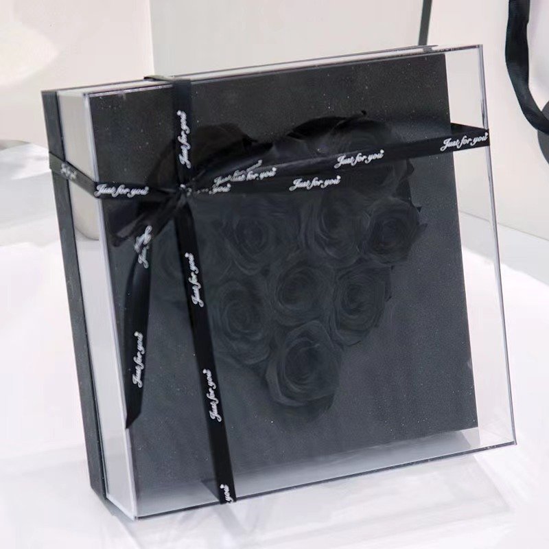 BLH Hot Selling Preserved Roses Heart Shaped Flower Best Gift for Valentine's Mother's Day Gift
