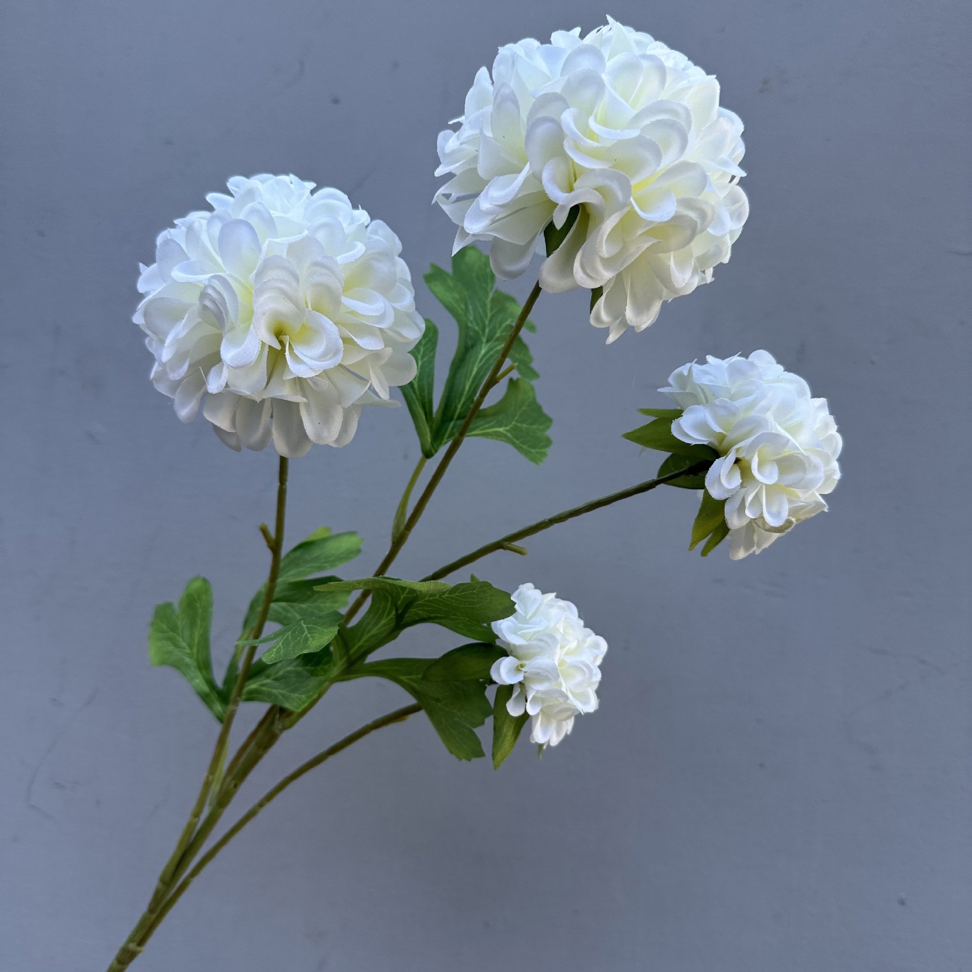 M-P124 Faux hydrangeas flowers white hydrangeas flowers artificial bulk silk hydrangeas
