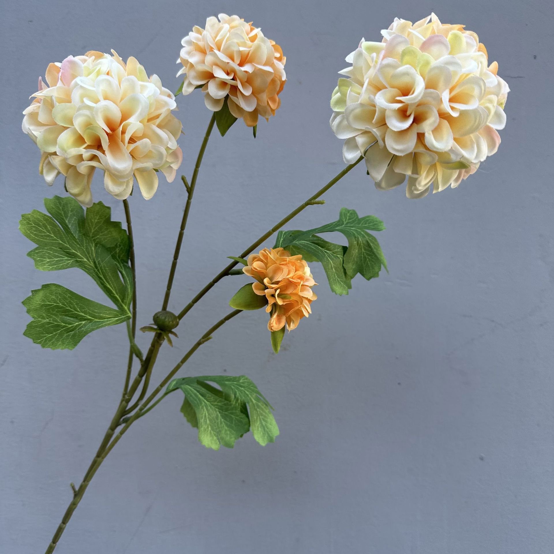 M-P124 Faux hydrangeas flowers white hydrangeas flowers artificial bulk silk hydrangeas