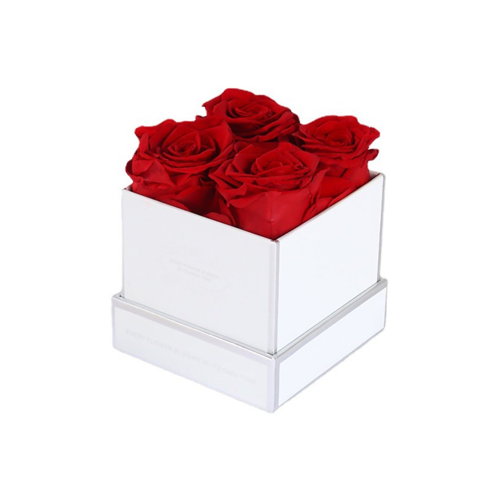 INUNION Perfect Valentines Day Gift Immortal Infinity Eternal Forever Stabilized Preserved Roses In Gift Box