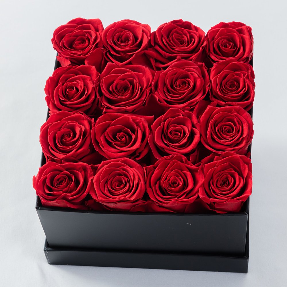 INUNION Perfect Valentines Day Gift Immortal Infinity Eternal Forever Stabilized Preserved Roses In Gift Box