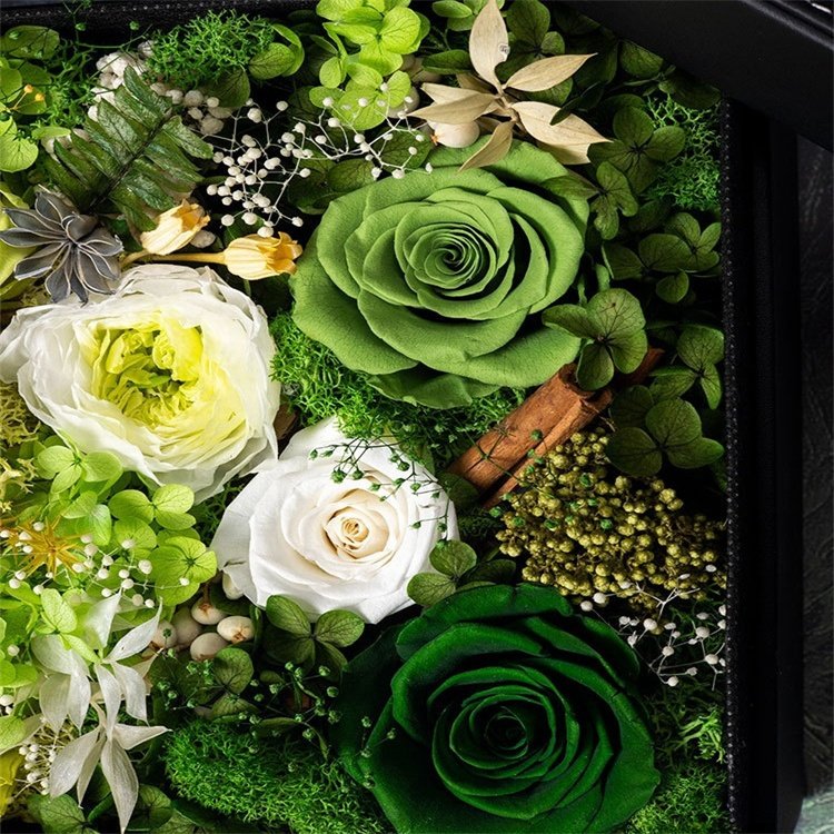 Wholesale Luxury Preserved Flower Eternal Roses Hydrangea Head Gift Box For Mother's Day Birthday Valentine's Day