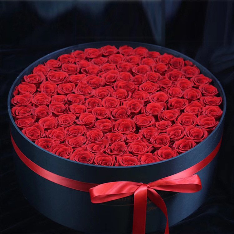 Luxury Preserved Roses Valentines Day Gift Box 99 Forever Roses Real Preserved Roses Gift Boxes Preserved Flowers