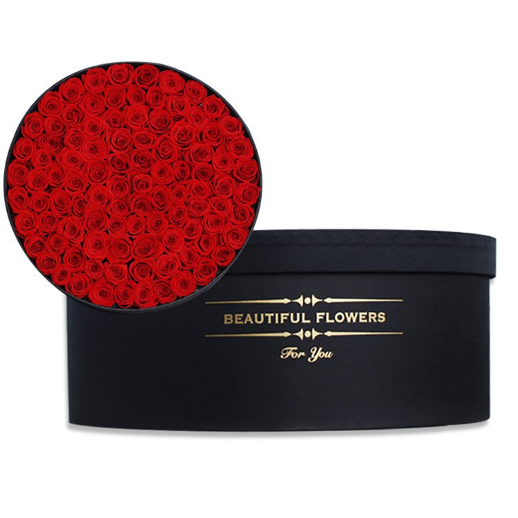 Luxury Preserved Roses Valentines Day Gift Box 99 Forever Roses Real Preserved Roses Gift Boxes Preserved Flowers