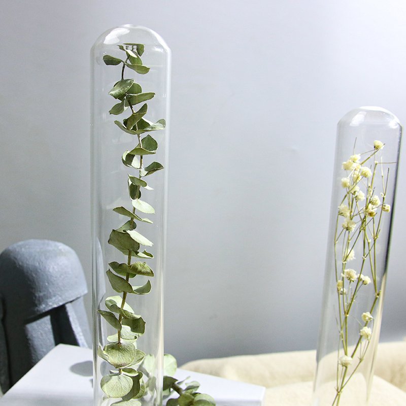 wholesale christmas gift dry wedding decorative flowers in bottle