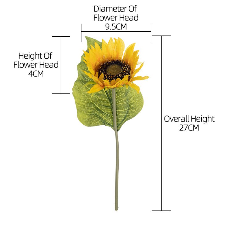 MW22100 Preserved Sunflower Flowers Artificial Bunch Wedding Bouquet Bridal Party Deco Flower Row Plant Decoration custom