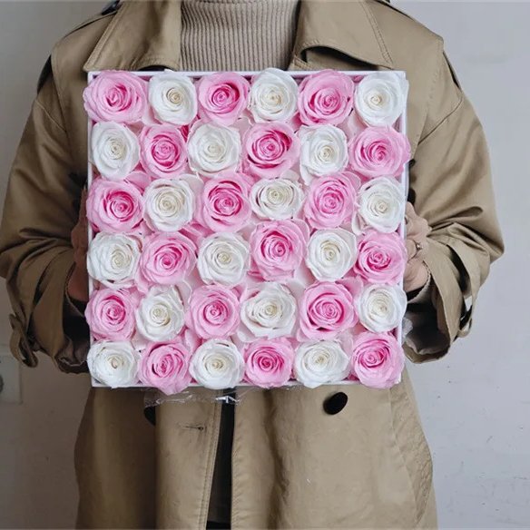 3 Years Lasting Preserved Roses Customized Enchanted Preserved Flowers For Valentine's Day