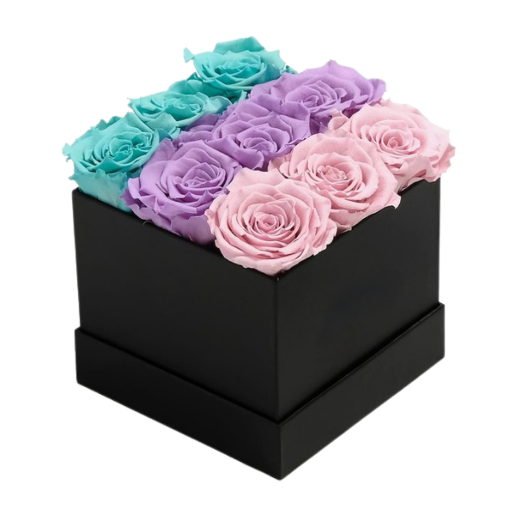 Preserved Rose Gold Wholesale Valentines Day Gift Real Natural Eternal Everlasting Forever Roses Gold Preserved Flower in Box