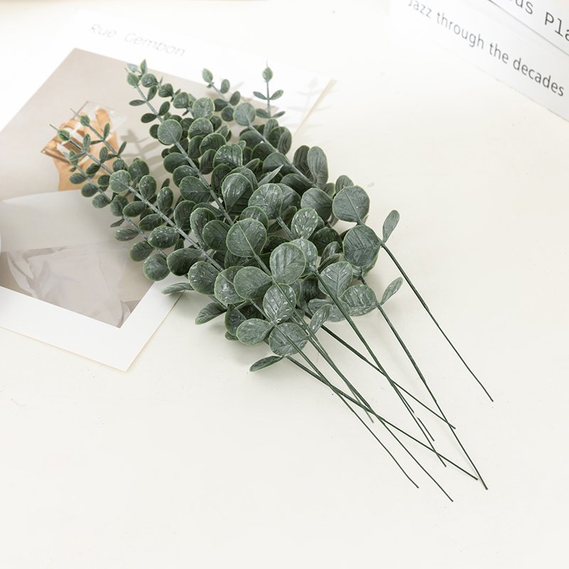 Artificial Plants Greenery Soft Gum Eucalyptus Preserved Flowers and Plants Wedding Decoration