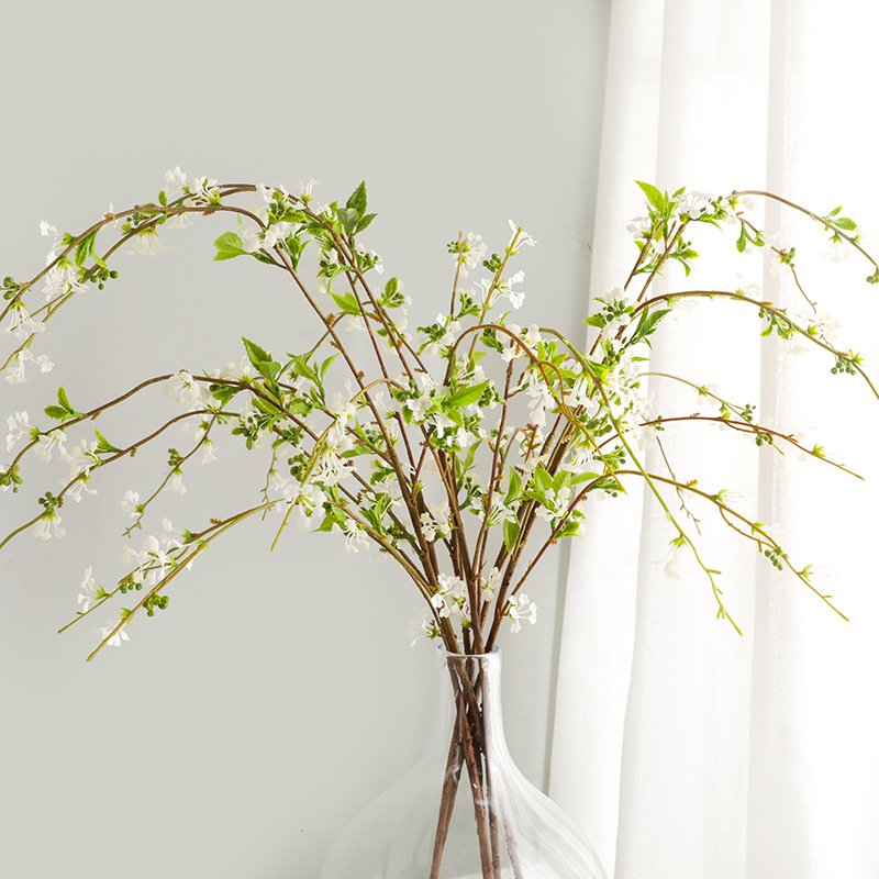 Hot sales artificial flower white snow willow for Wedding & Home Decoration
