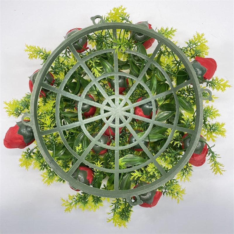 YP0006-1 High Quality Fashion Personality Wholesale Rose Wedding Decoration Silk Preserved Artificial Flowers Wreath