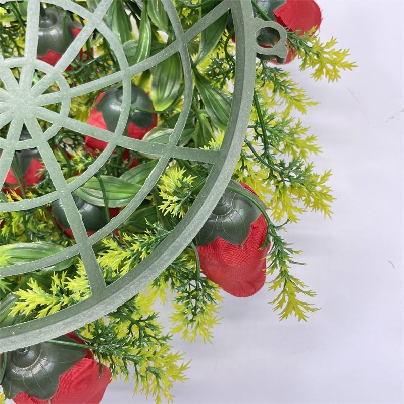 YP0006-1 High Quality Fashion Personality Wholesale Rose Wedding Decoration Silk Preserved Artificial Flowers Wreath