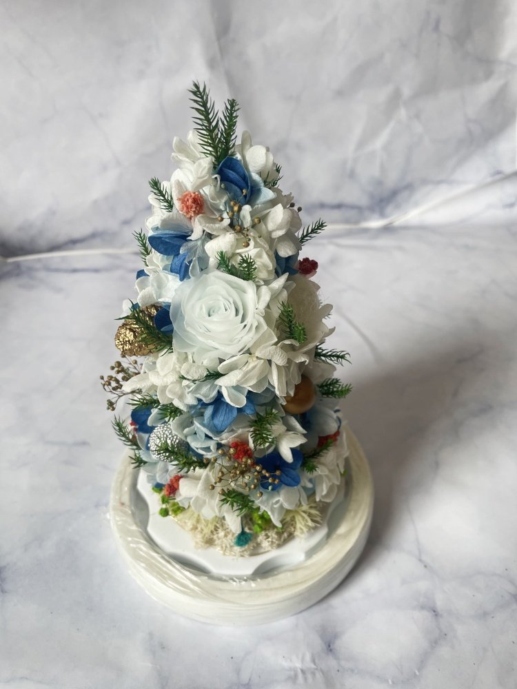 2024 Factory wholesale New Released Eternal Rose Preserved Flower for Christmas tree Gift Christmas anniversary celebration