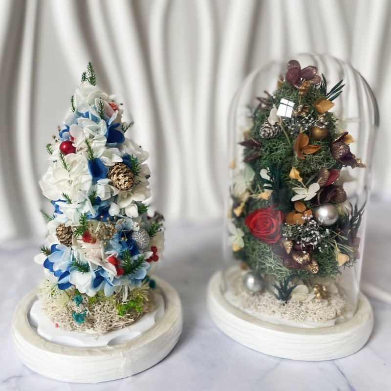 2024 Factory wholesale New Released Eternal Rose Preserved Flower for Christmas tree Gift Christmas anniversary celebration