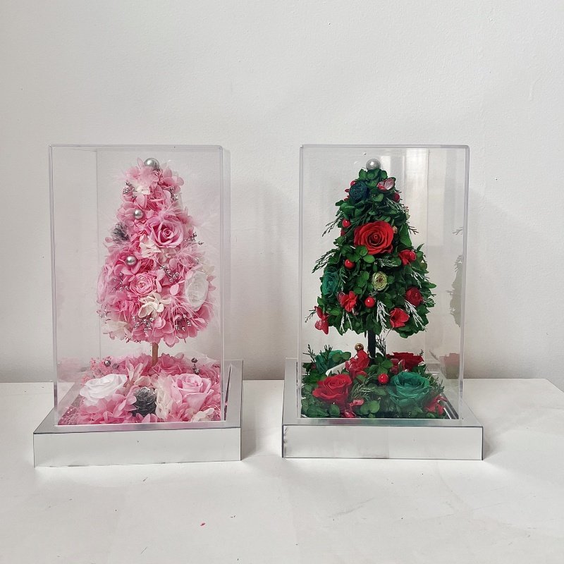 2024 Factory wholesale New Released Eternal Rose Preserved Flower for Christmas tree Gift Christmas anniversary celebration