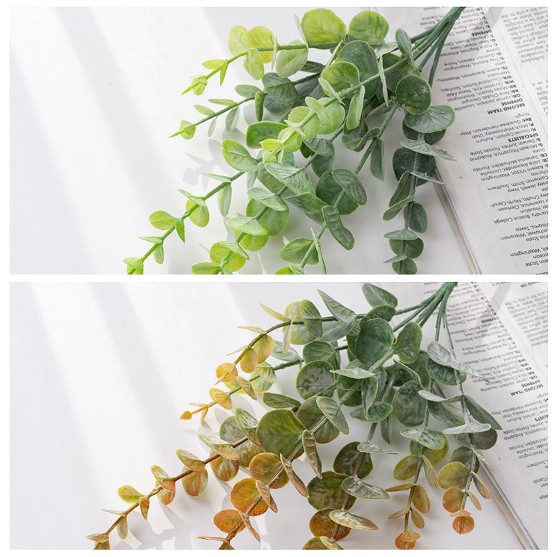 MW20206 quality wholesaler artificial flowers Eucalyptus Leaves decoration real touch Plants ornaments for home decor