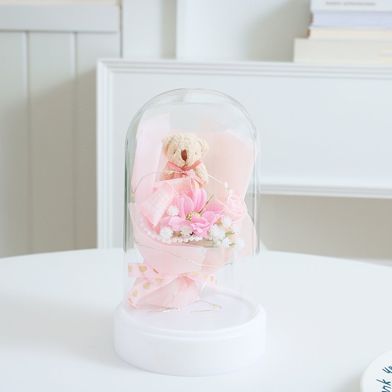 New Design Wholesale Preserved Roses For Sale Eternal Rose Preserved Flower In Glass Dome For Girl Gift Box Mother's Day Gifts