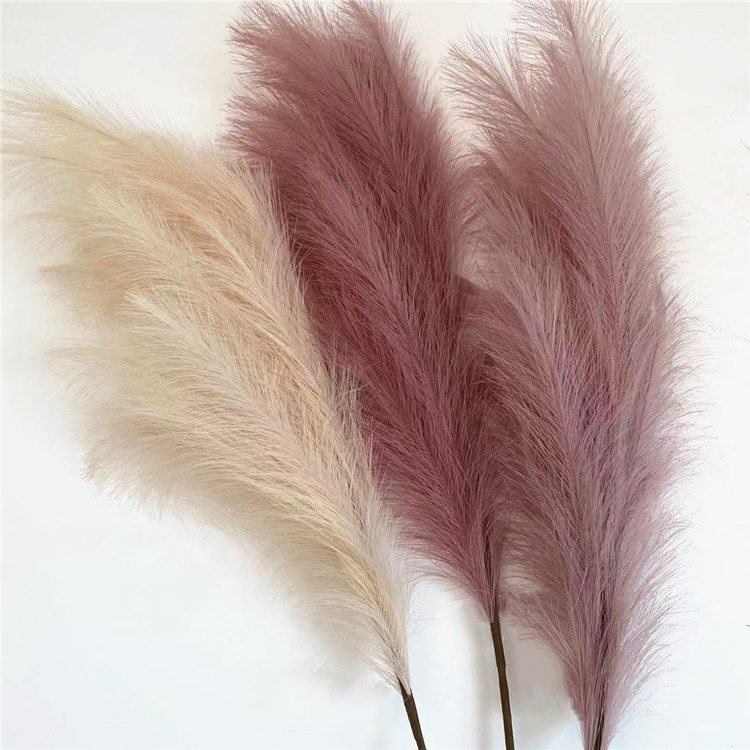 Customized Home Decoration Faux Pampas Artificial Pampas Grass Large