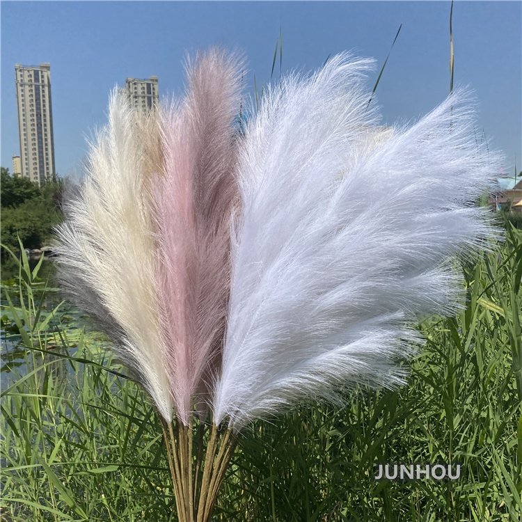 Customized Home Decoration Faux Pampas Artificial Pampas Grass Large