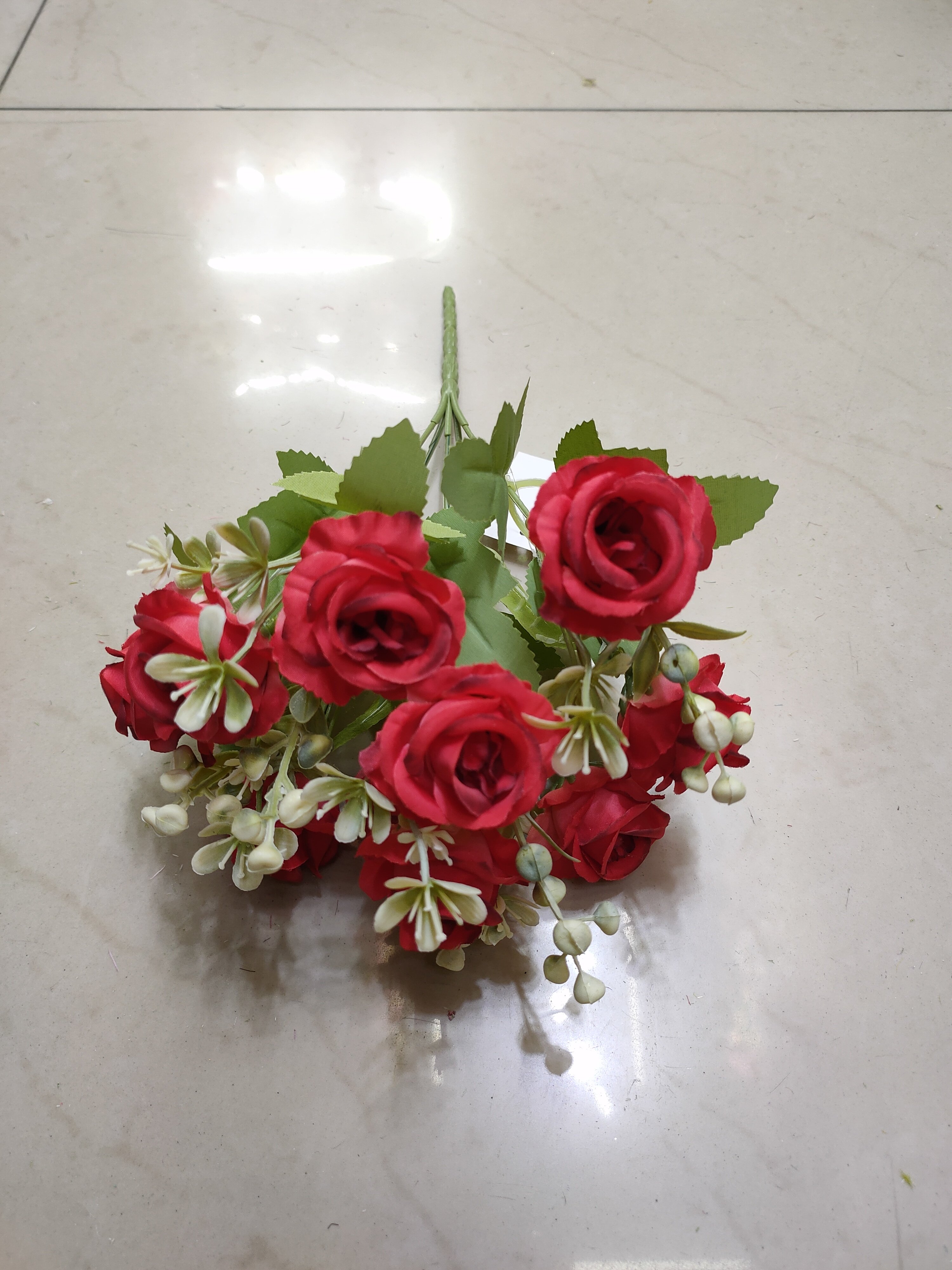 QIDA XH018 5-Head Artificial Potted Flowers for Wedding Christmas Mother's Day & Valentine's Day Hot Sale 141239