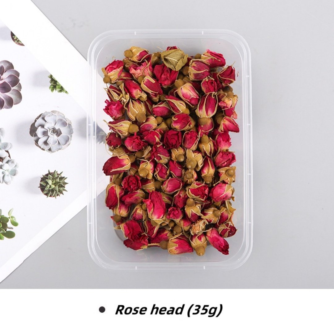 Factory Wholesale DIY Dried Flower Bag Natural Rose/Eucalyptus/ bulk lavender daisy preserved flower material for decoration