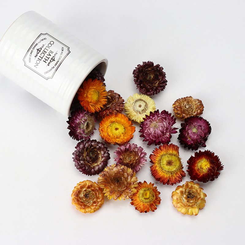 BLH Dried Flowers and Herbs 100% Natural Dry Flowers for Candle Making, Resin Jewelry Bath Bombs DIY pressed flower Best gift for Valentine's day