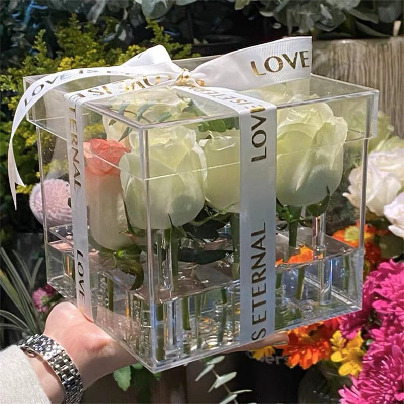 Wholesale Long-lasting Eternal Preserved Flower in Gift Box Colorful Beauty Real Fresh Preserved Roses