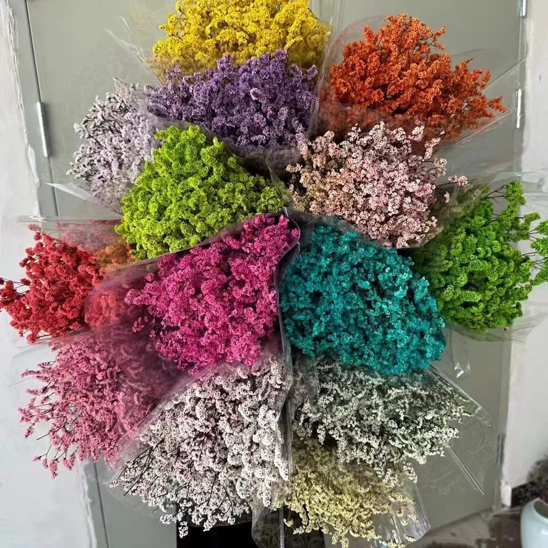 Natural Preserved Flower Dried Flower Bouquet Crystal Grass Flower Arrangements Material For Wedding Decoration Home Decoration