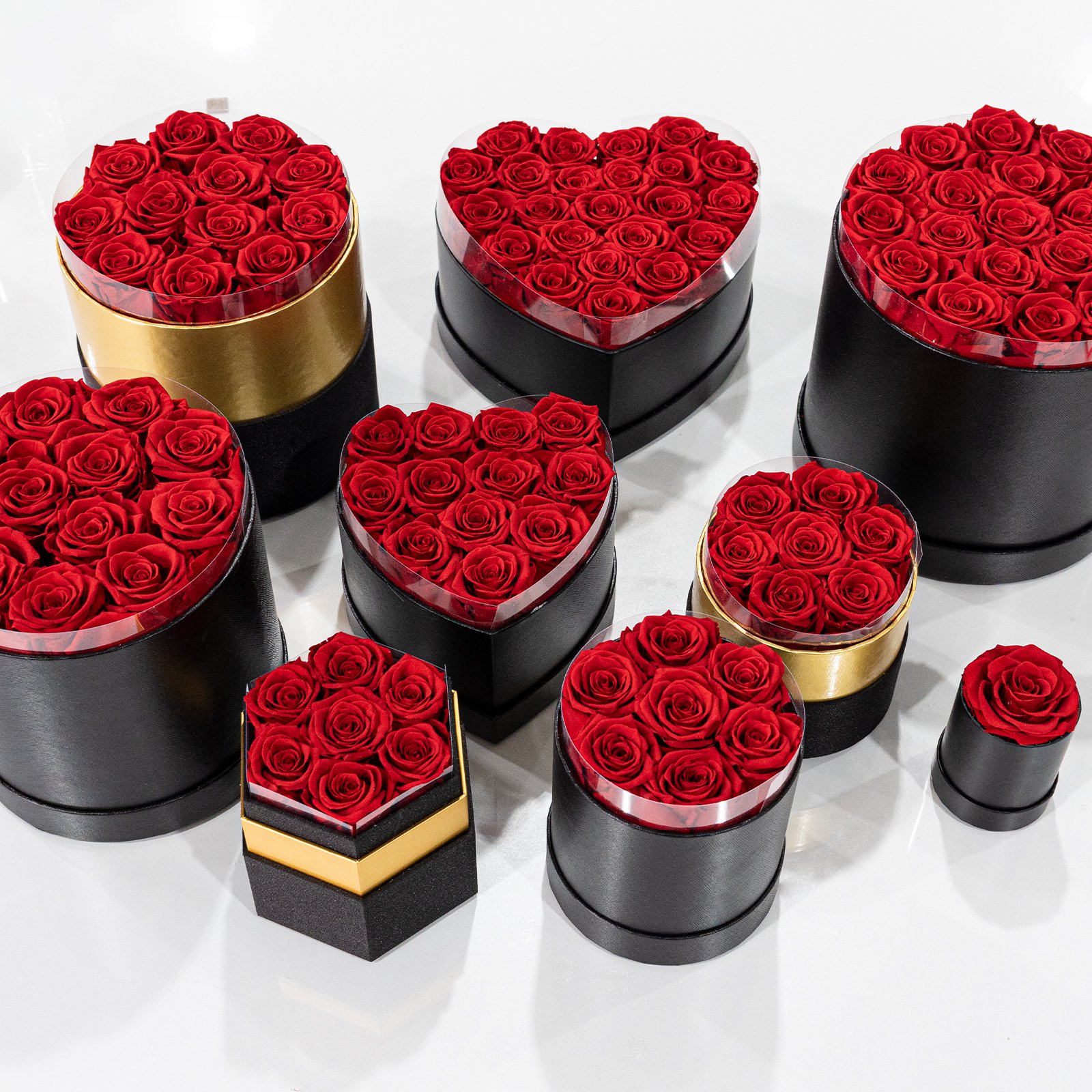 Wholesale Flower Mother's Day Gift Long Life Lasting Real Natural Everlasting Immortal Forever Eternal Preserved Rose in Box