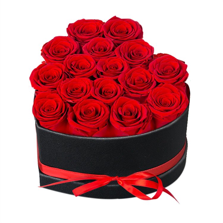 Wholesale Price Eternal roses square box preserved flowers rosas eternas decorative rose forever box gift preserved rose